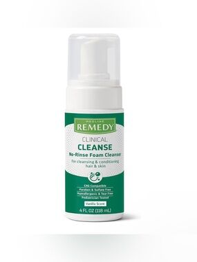 Remedy Cleanse No-Rinse Foam Cleanser Vanilla Scent 4 oz